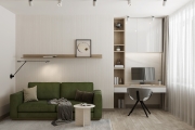 Moderný návrh  interiéru bytu v Discovery Residence | PRUNUS 5